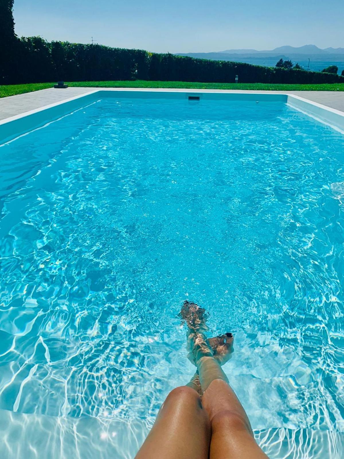 Lhv Garda Lake - Private Pool And Spa Бардолино Экстерьер фото